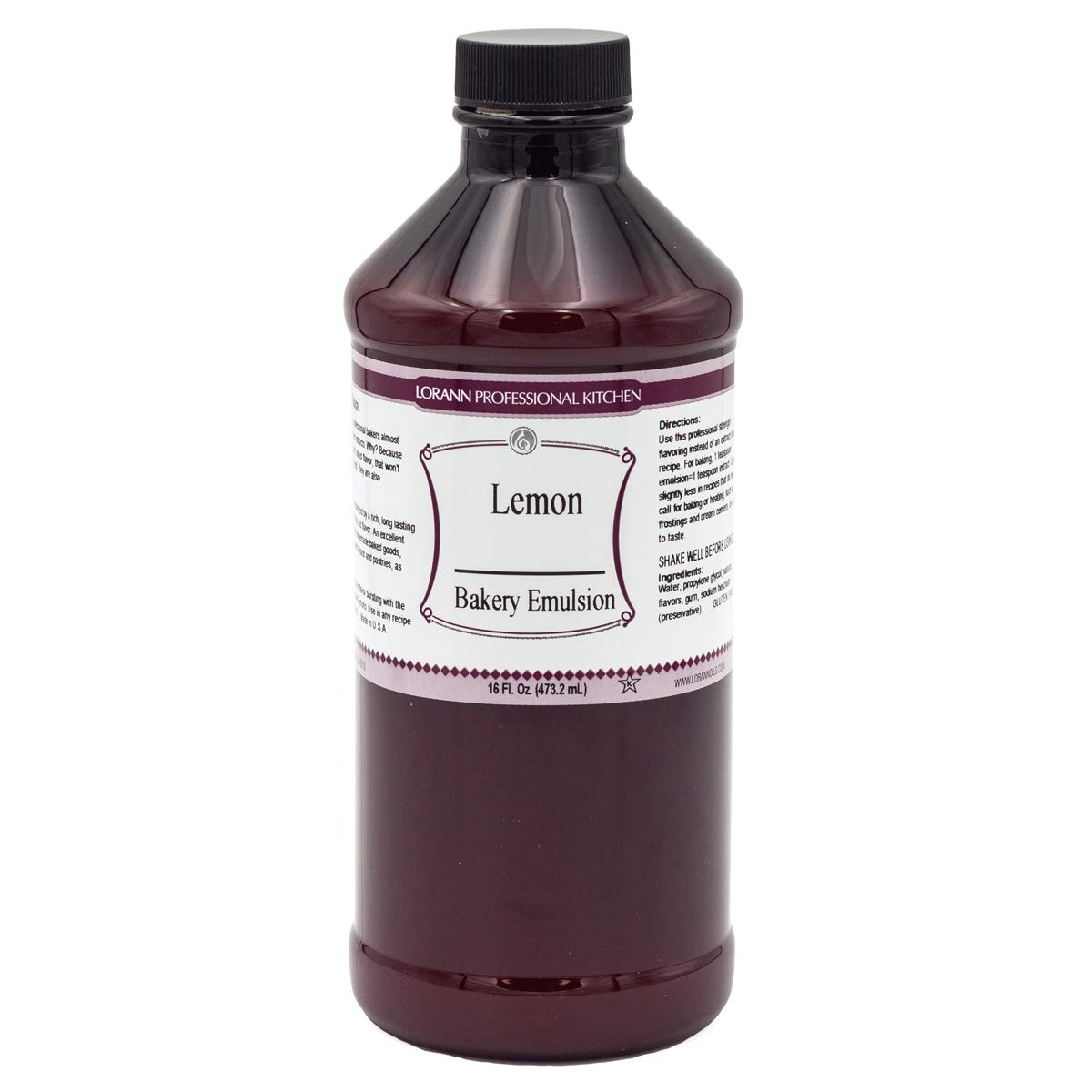 picture of 16 ounce bottle of lemon bakery emulsion