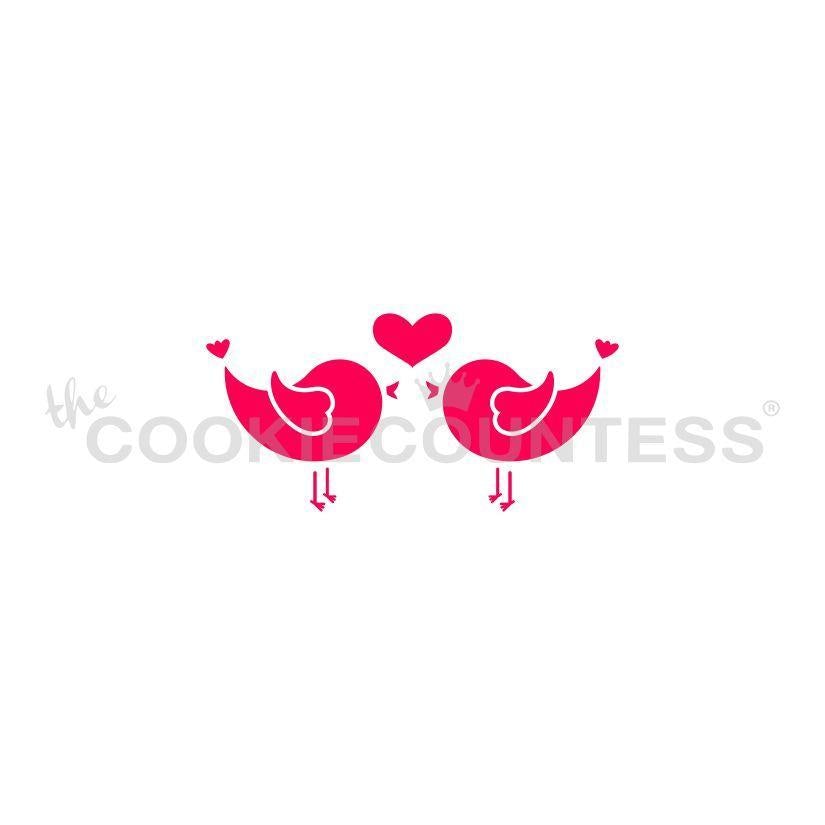Love Birds Stencil