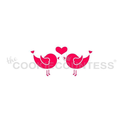 Love Birds Stencil