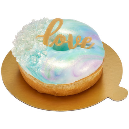 Gold Love Cupcake Layon - 6 Pieces