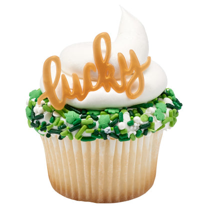 Lucky Cupcake Layons, 6 Per Package