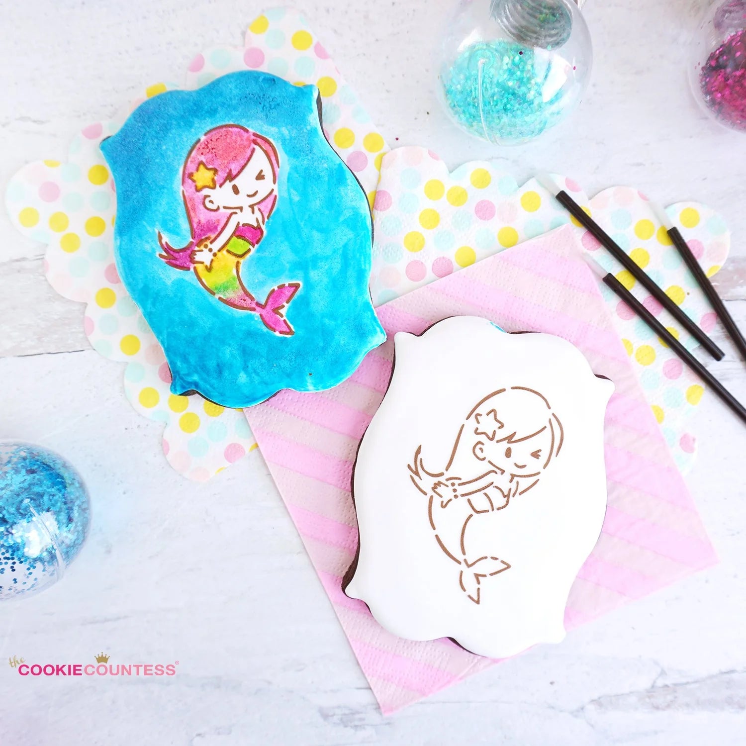 Magical Mermaid Paint Your Own Stencil