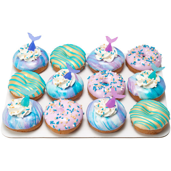 Mermaid Tail Cupcake Picks - 12 Picks
