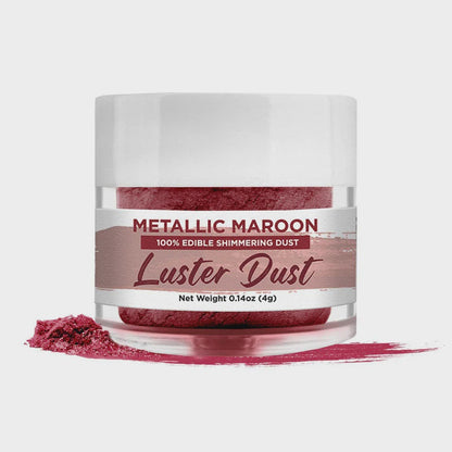 Bakell Metallic Maroon Luster Dust