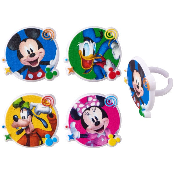 Mickey Mouse Funhouse Best Pals Around Cupcake Rings, 12 Rings