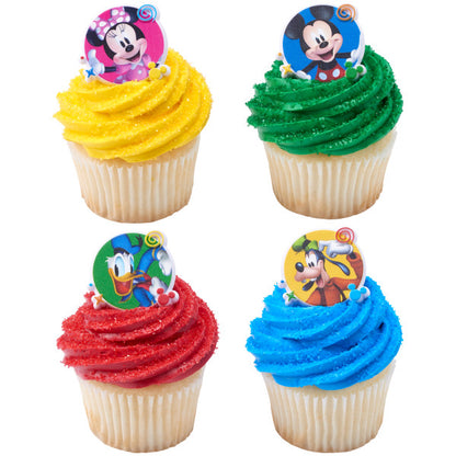 Mickey Mouse Funhouse Best Pals Around Cupcake Rings, 12 Rings