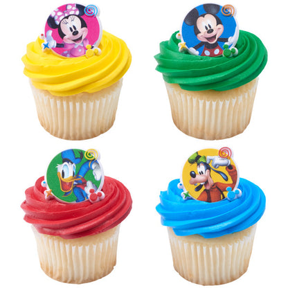 Mickey Mouse Funhouse Best Pals Around Cupcake Rings, 12 Rings
