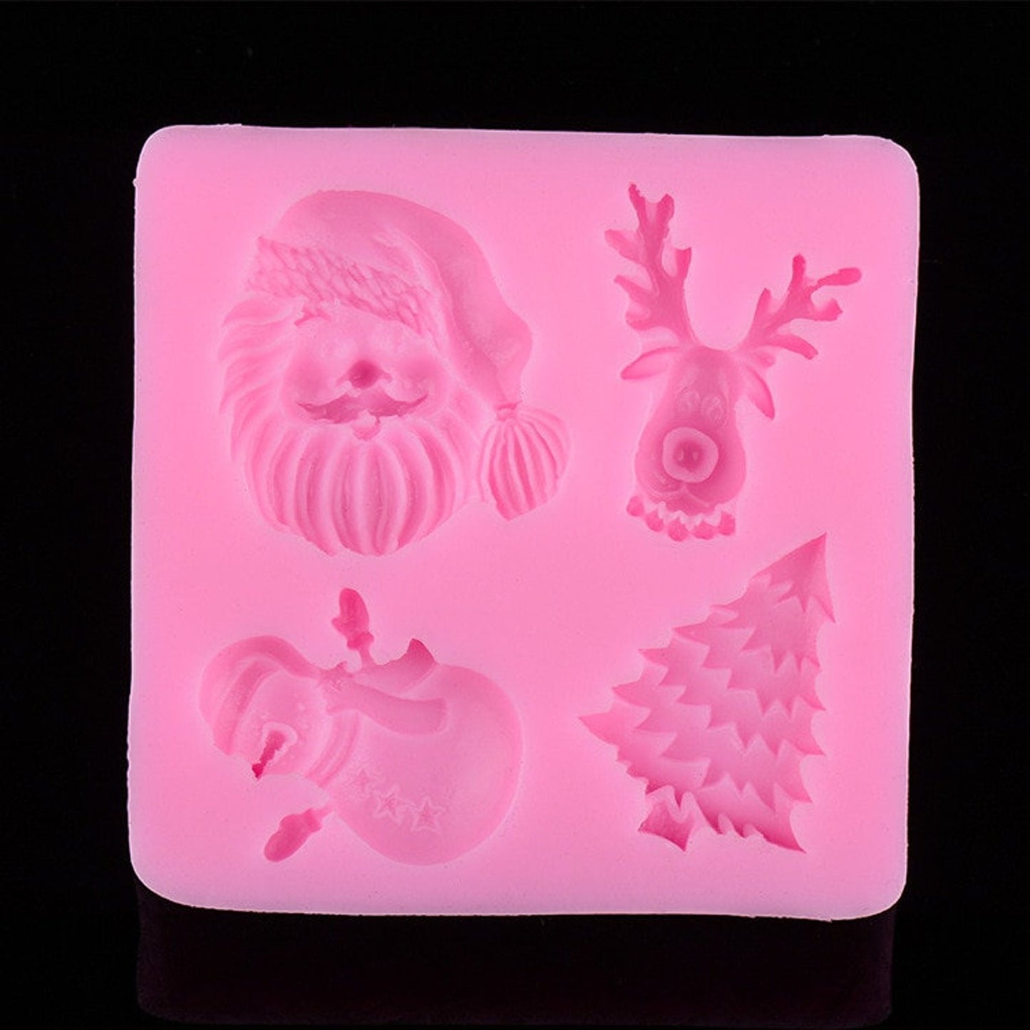 Christmas Characters Silicone Mold