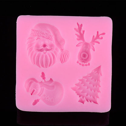 Christmas Characters Silicone Mold