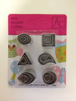 Mini Accent Cutters - 18 pieces