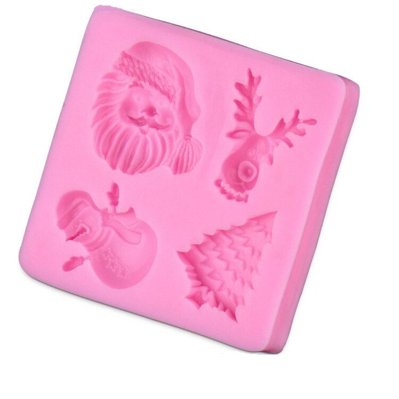 Christmas Characters Silicone Mold