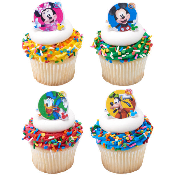 Mickey Mouse Funhouse Best Pals Around Cupcake Rings, 12 Rings