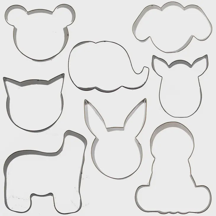 Sweet Elite Mix and Match Animal Cookie Cutter Set