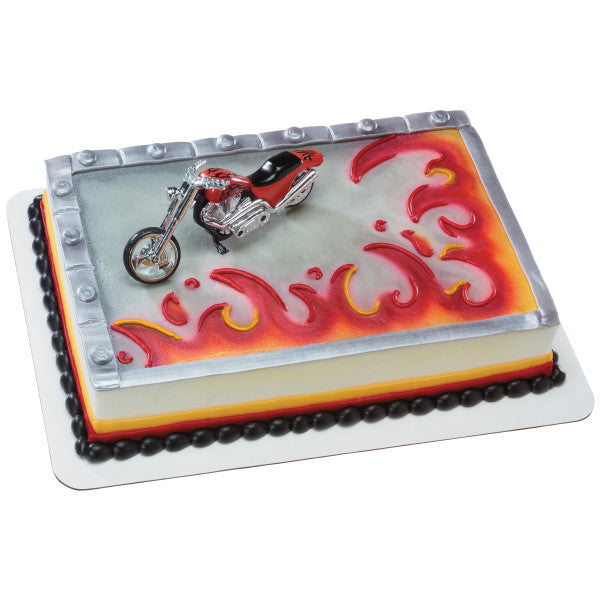 Red Hot Chopper Plastic Cake Topper