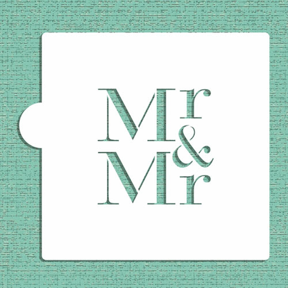 Mr & Mr. Stencil Stencil