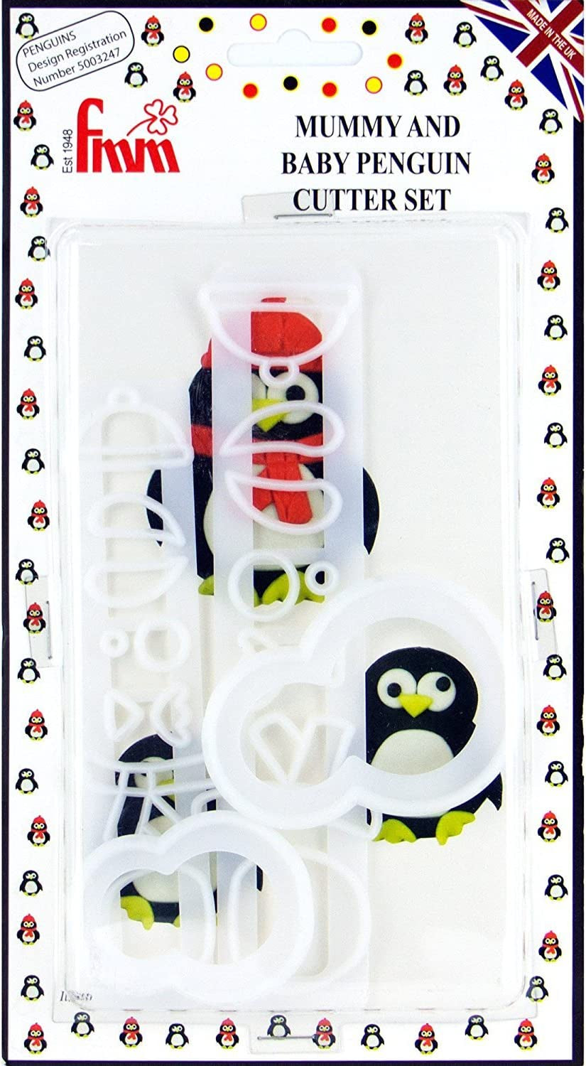 Mummy and Baby Penguin Cutter Set