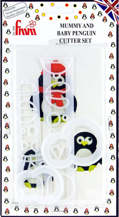Mummy and Baby Penguin Cutter Set