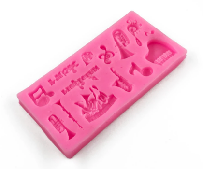 Music Themed Silicone Mold