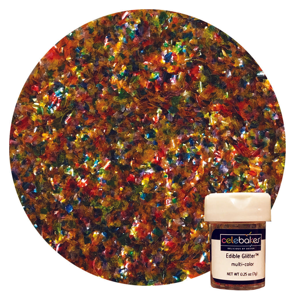 Celebakes Multi-Color Edible Glitter