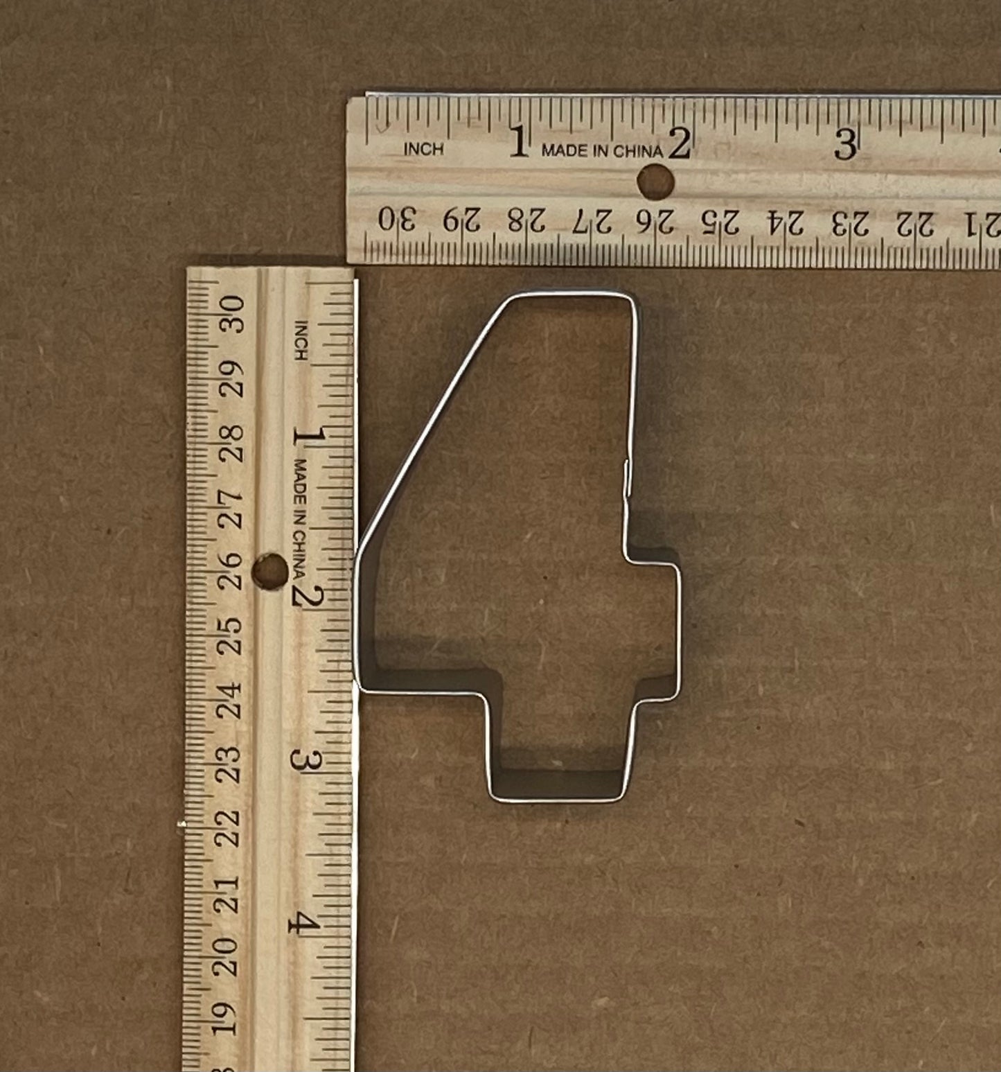 Number 4 Cookie Cutter