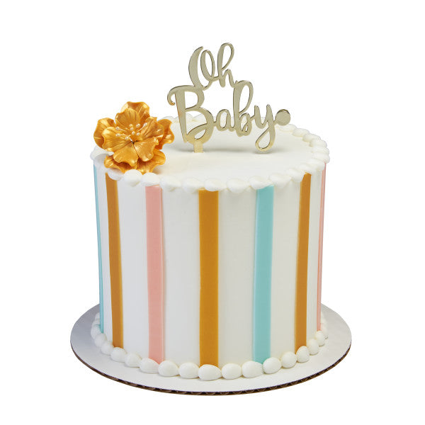 Oh Baby - Celebration Cake Pick