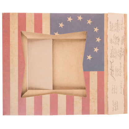 10 Inch Pie Box with American Flag