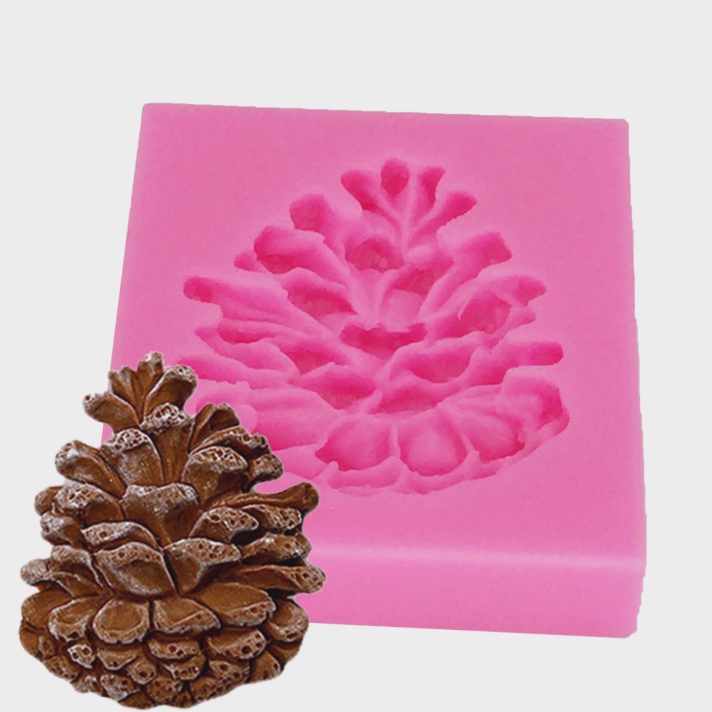 Pinecone Silicone Mold (1 Cavity)