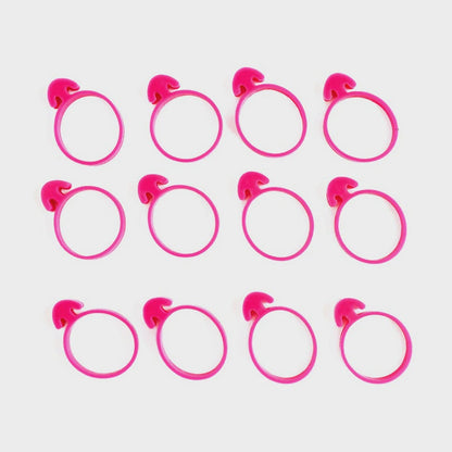 Piping Bag Bands, Cookie Countess, 12 Bands