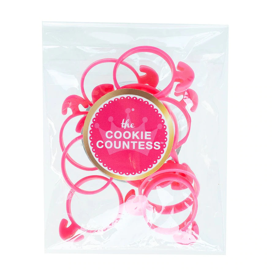 Piping Bag Bands, Cookie Countess, 12 Bands