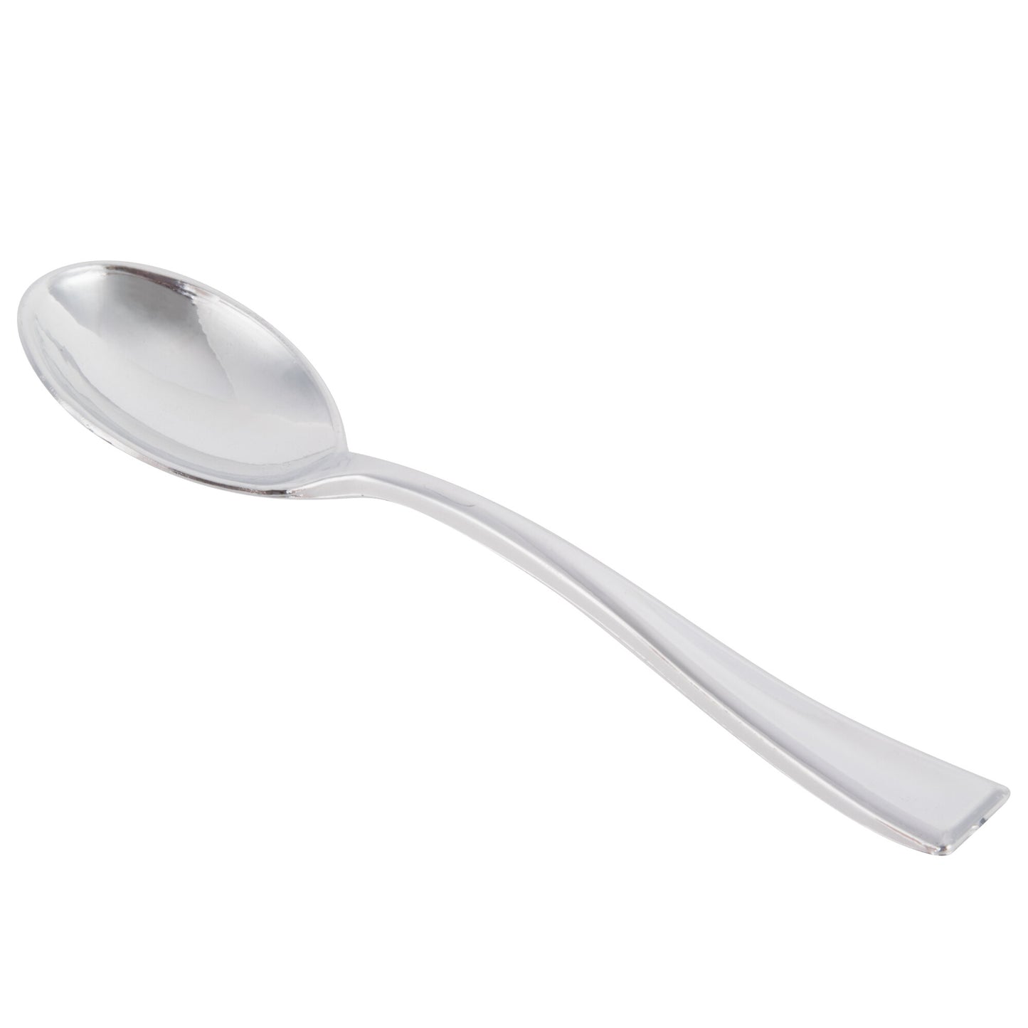 Silver, Plastic Tasting Spoons