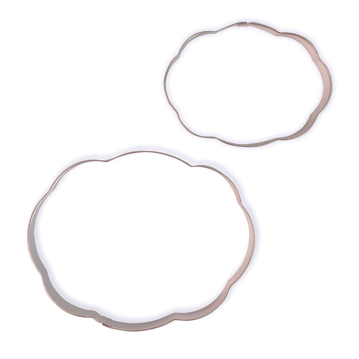 Rounded Plaque Cookie Cutter - Set of 2