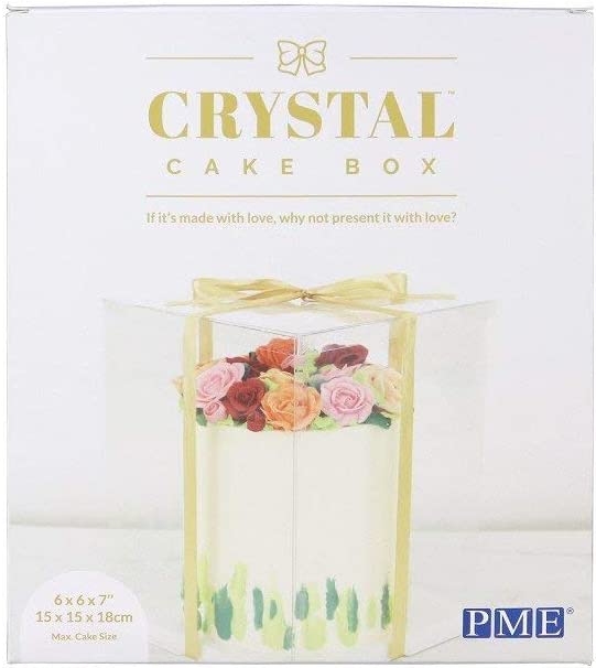 15x15x16, PME Clear Cake Box