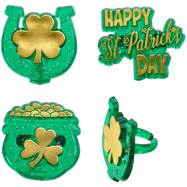 Pot O Gold Cupcake Rings, 12 Per Package