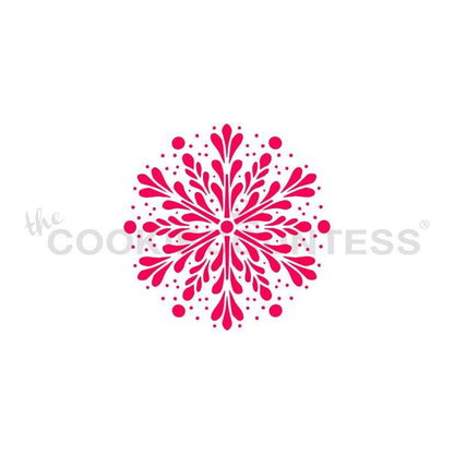 Pretty Snowflake Stencil