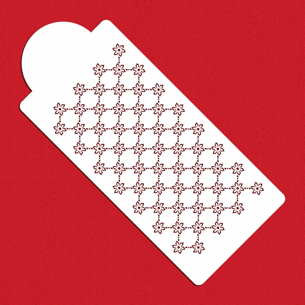 Princess Lace Cake Tier Side Stencil