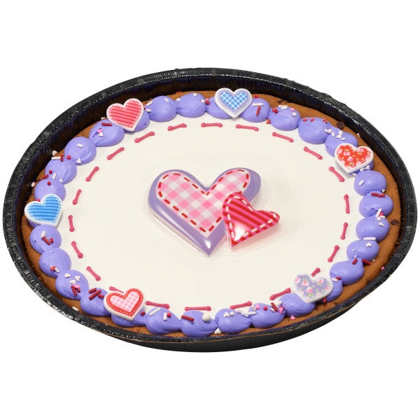 Purple & Pink Cross My Heart Cake Topper Pop Top