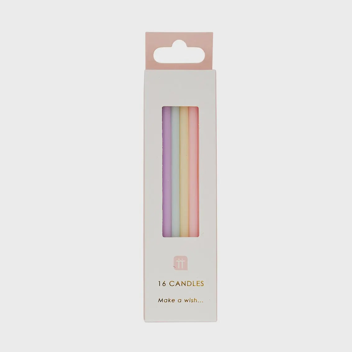 Pastel Rainbow Birthday Candles