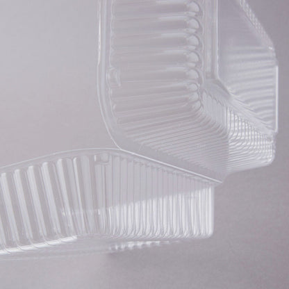 Rectangle Shaped Single Cake Slice Plastic Container