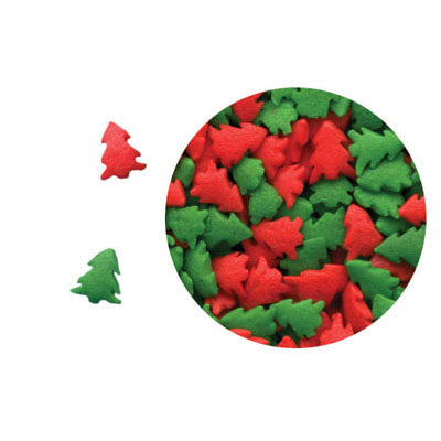 Red and Green Christmas Tree Quins