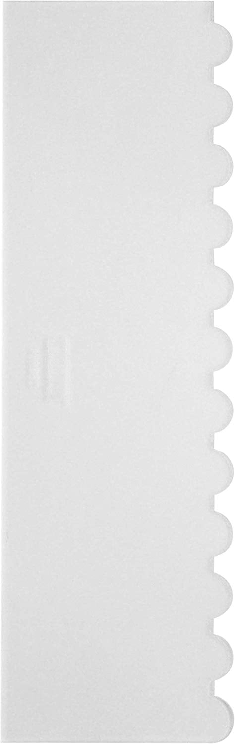 Tall Patterned Edge Side Scraper - Ribbed
