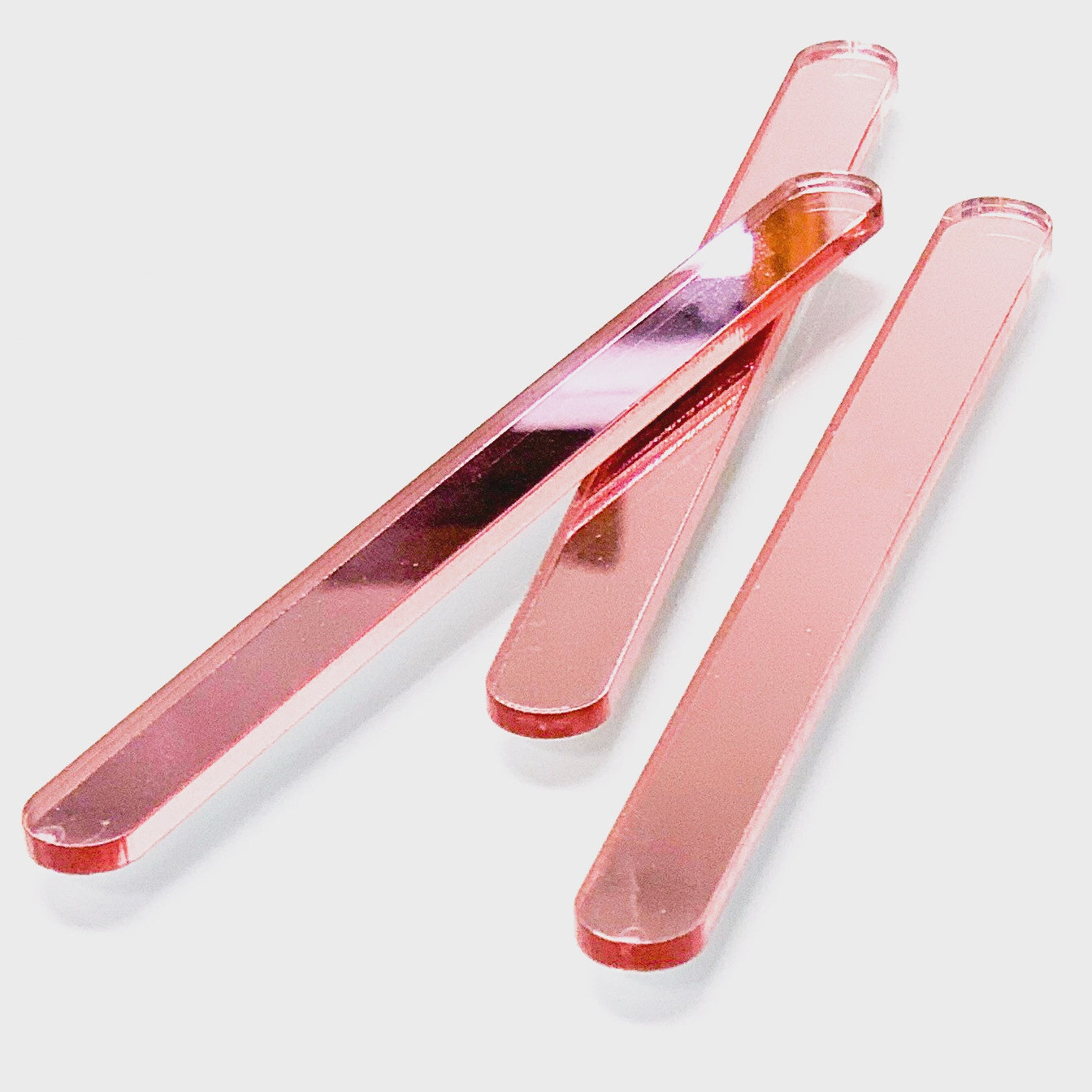 Rose Gold Acrylic Popsicle Sticks