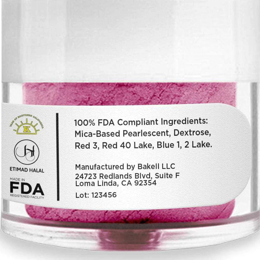 Bakell Rose Pink Luster Dust
