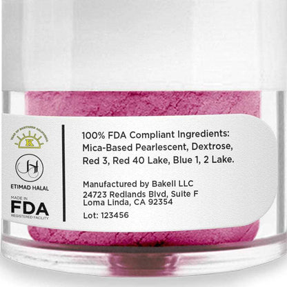 Bakell Rose Pink Luster Dust
