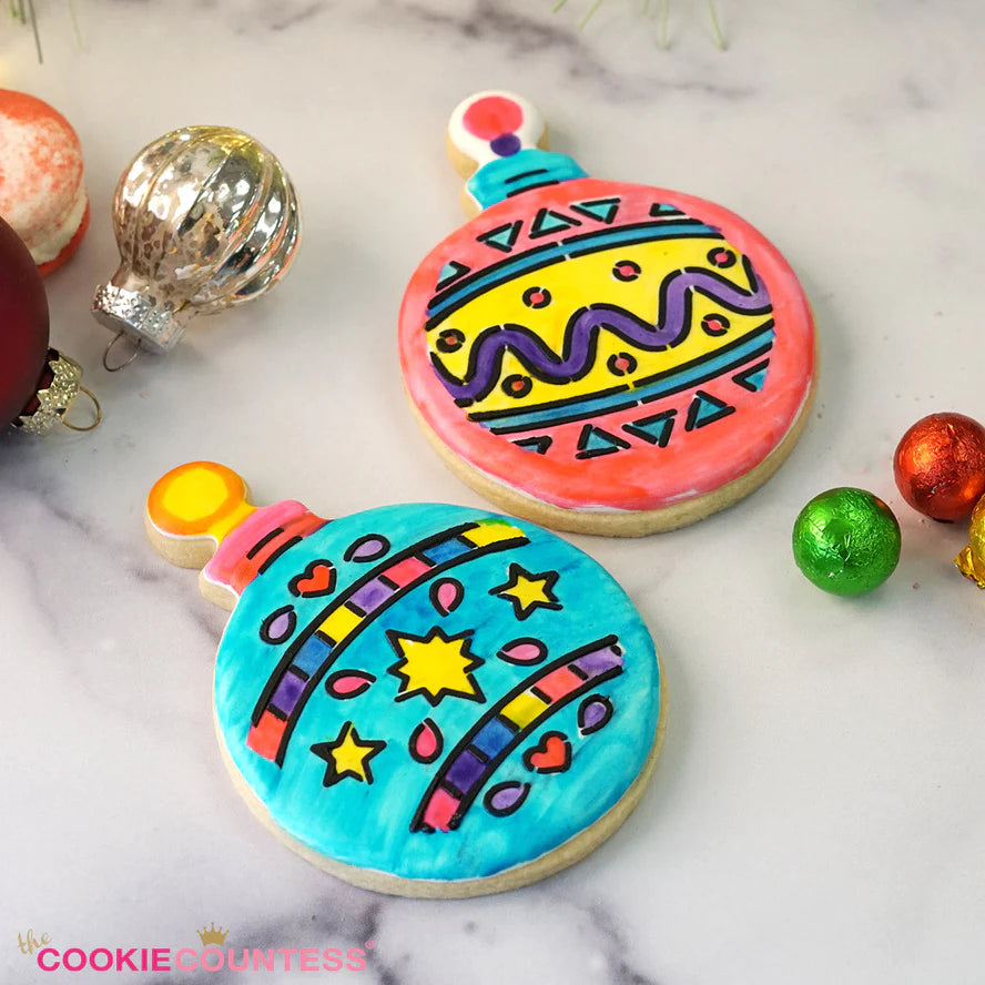 Round Ornament Paint Your Own Stencil (2 Stencils)