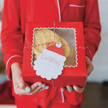 Santa Christmas Cookie/Treat Box