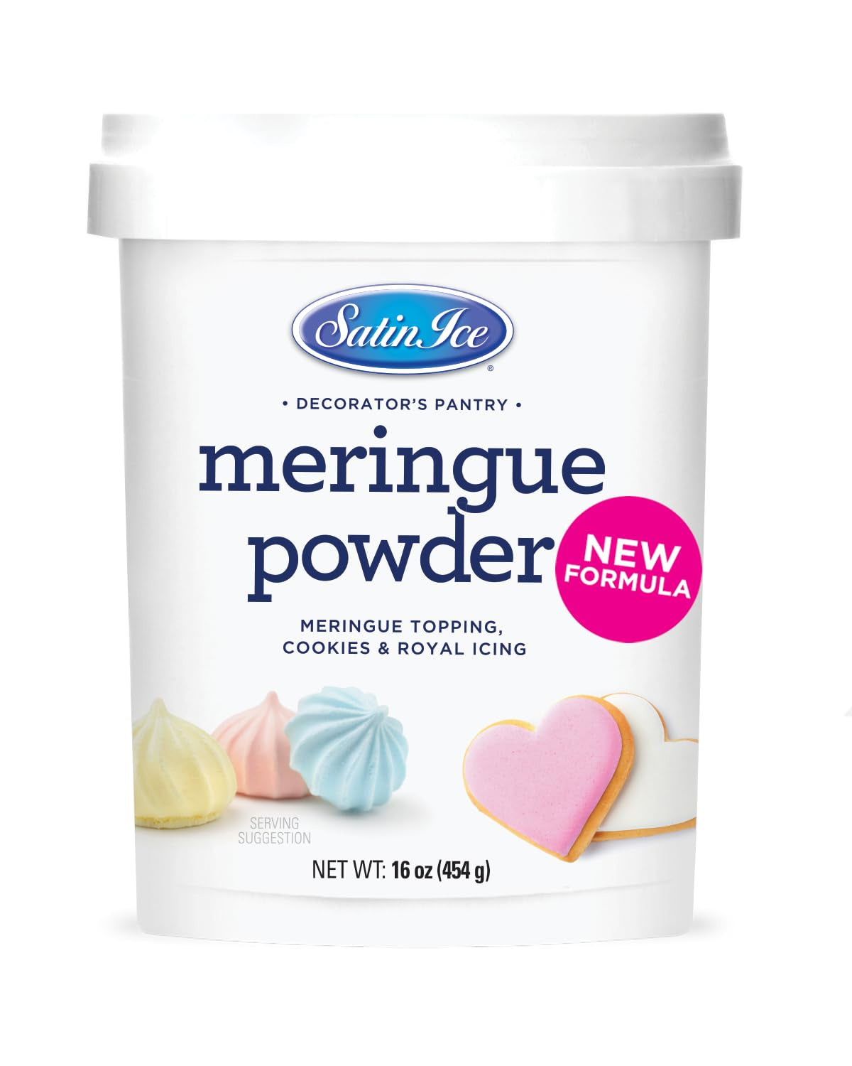 Satin Ice Meringue Powder, 16oz