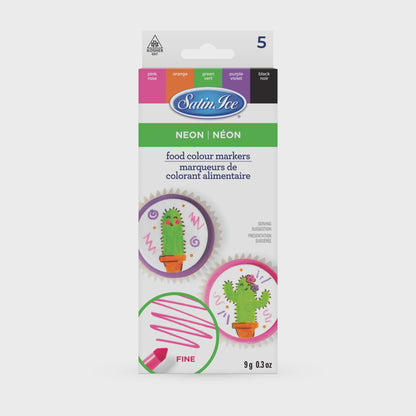 Satin Ice Neon Food Color Markers