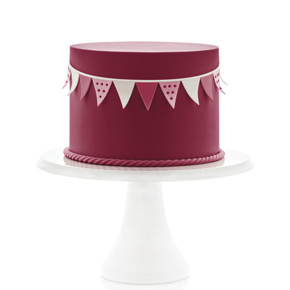 2lbs Burgundy, Satin Ice Fondant