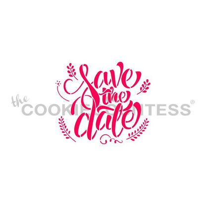 Save the Date Stencil