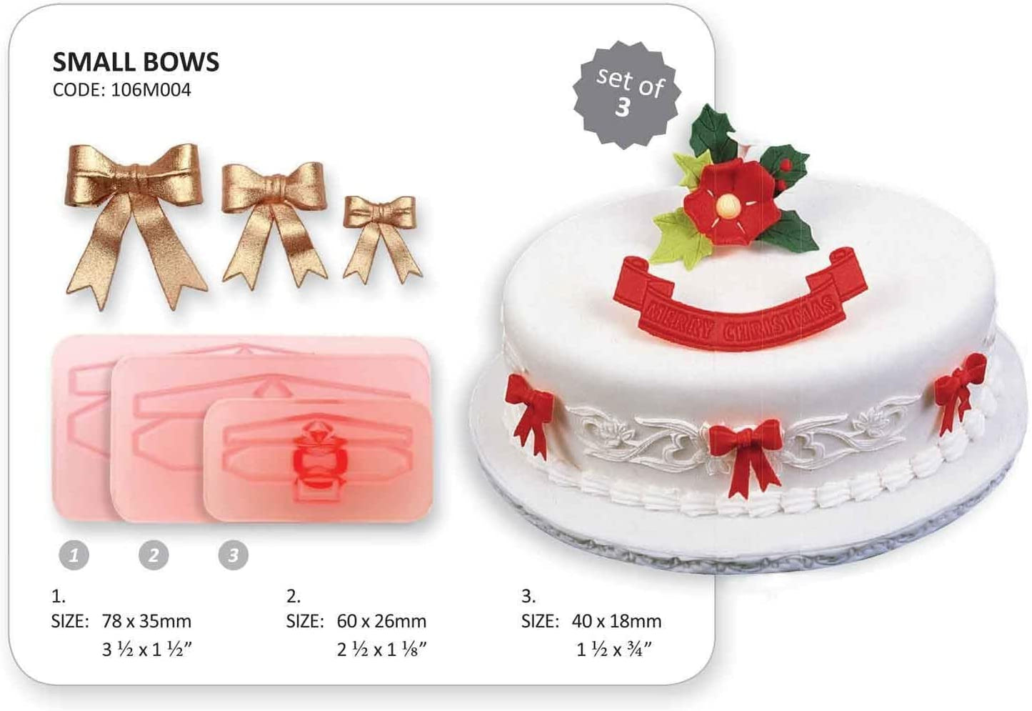 JEM Small Bow Cutters - Set of 3